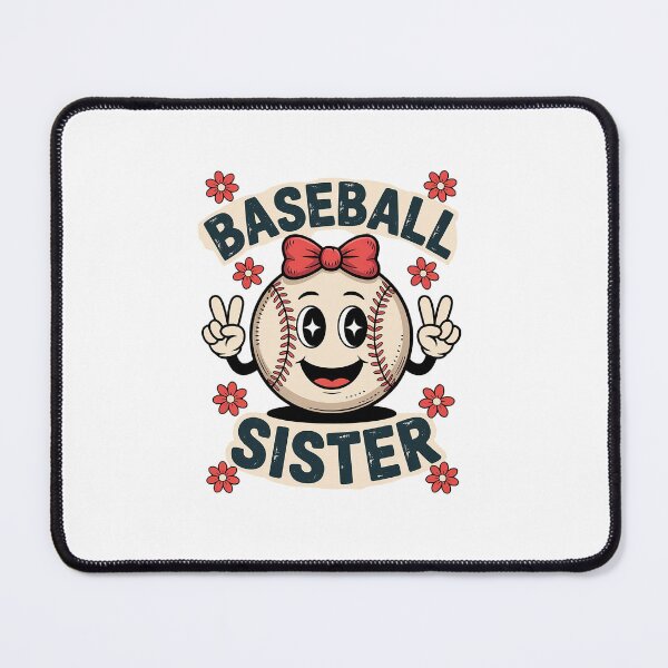 Item preview, Baseball Sister Coquette Bow Sport Lovers Baseball Girls  designed and sold by LKappa3Faber.