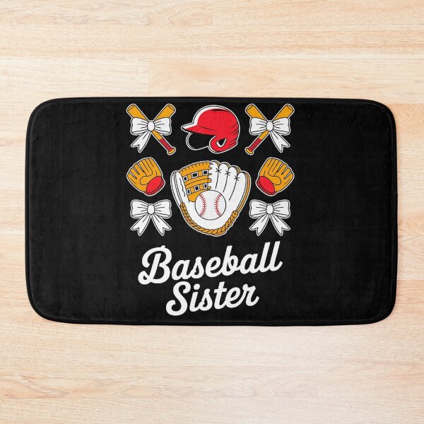 Item preview, Baseball Sister Coquette Bow Girls Cheer Baseball designed and sold by IhanVaanMaArt.