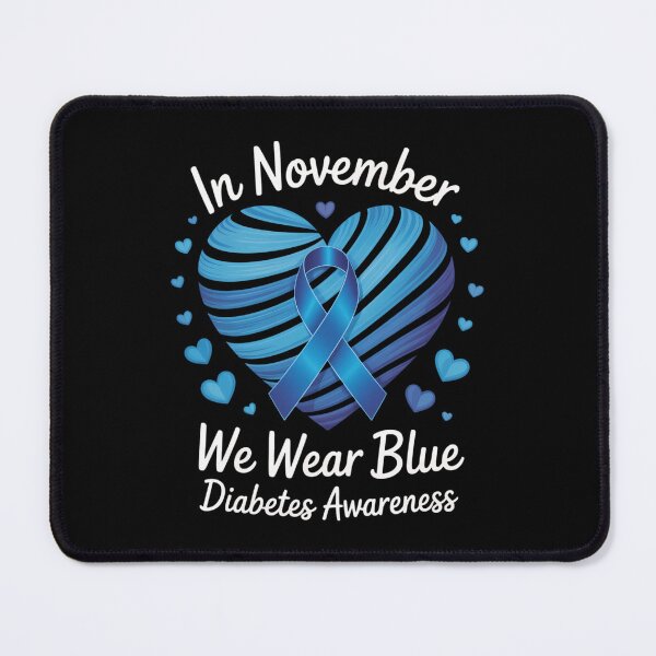 Item preview, Diabetes Awareness Ribbon Heart designed and sold by cosmicncozyS.