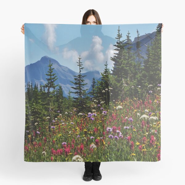 Mountain Wildflowers Scarf