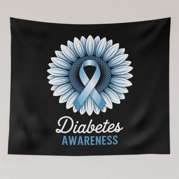 Item preview, Diabetes Awareness Ribbon T1d Type 1 Diabetes designed and sold by cosmicncozyS.