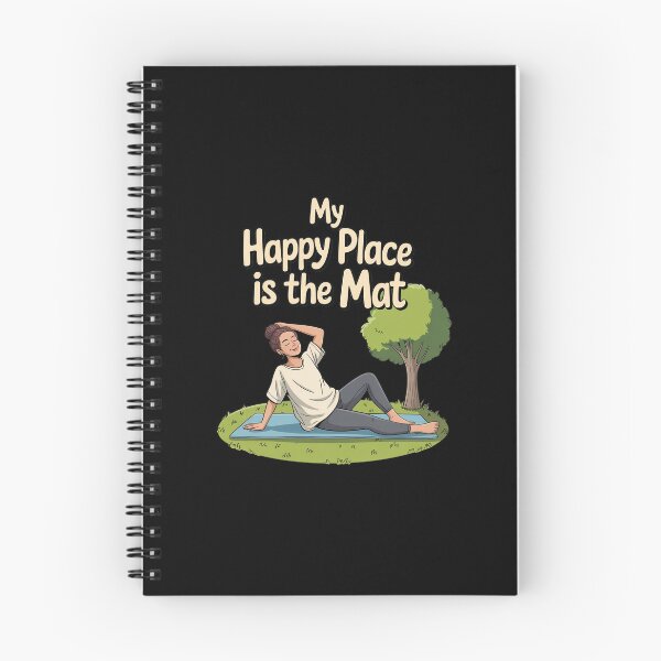 Item preview, My Happy Place is The Mat Yoga Mindfulness designed and sold by HardcoreTour.