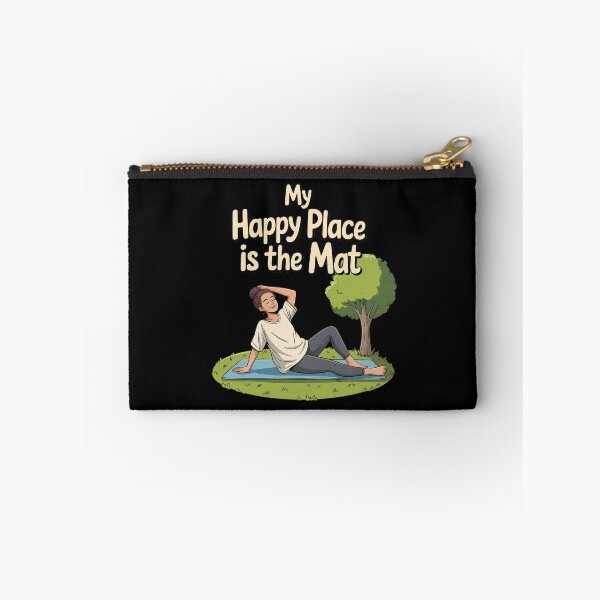 Item preview, My Happy Place is The Mat Yoga Mindfulness designed and sold by HardcoreTour.