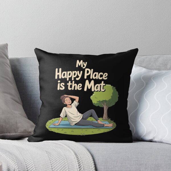 Item preview, My Happy Place is The Mat Yoga Mindfulness designed and sold by HardcoreTour.
