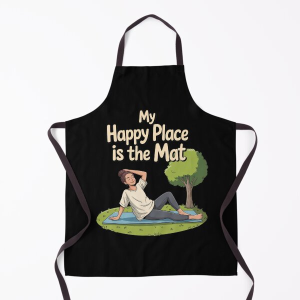 Item preview, My Happy Place is The Mat Yoga Mindfulness designed and sold by HardcoreTour.