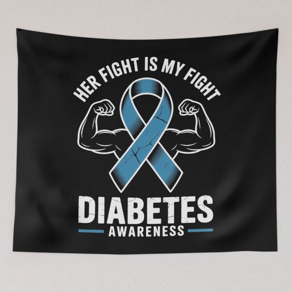 Item preview, Diabetes Awareness T1D Type 1 Fighting designed and sold by cosmicncozyS.