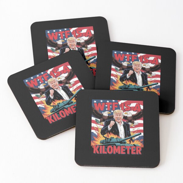 Item preview, WTF Is A Kilometer Donald Trump Funny Trump Supporters designed and sold by GamtosMintys.