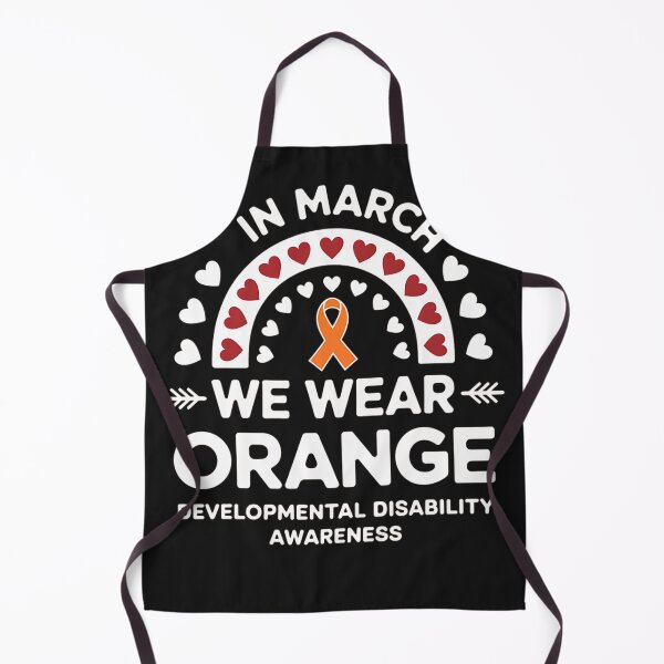 Item preview, In March We Wear Orange Developmental Disability Awareness 9 designed and sold by AvagondaMind.