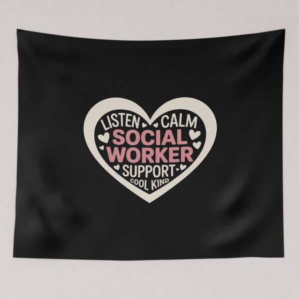 Item preview, Social Worker Heart Social Work Life For Womens Girls designed and sold by RustsyMin.
