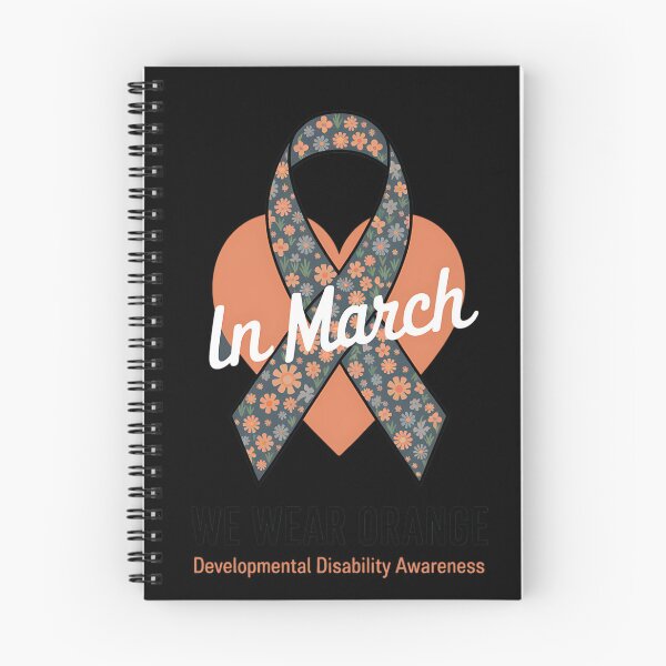 Item preview, In March We Wear Orange Developmental Disability Awareness designed and sold by AvagondaMind.