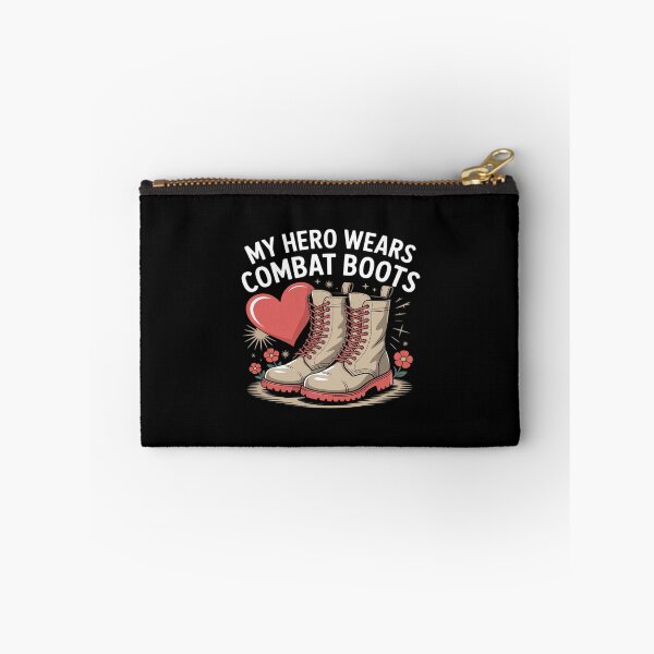 Item preview, My Hero Wears Combat Boots Military designed and sold by HardcoreTour.