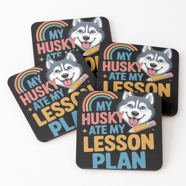 Item preview, My Husky Ate My Lesson Plan Funny Teacher Dog Back To School designed and sold by HardcoreTour.