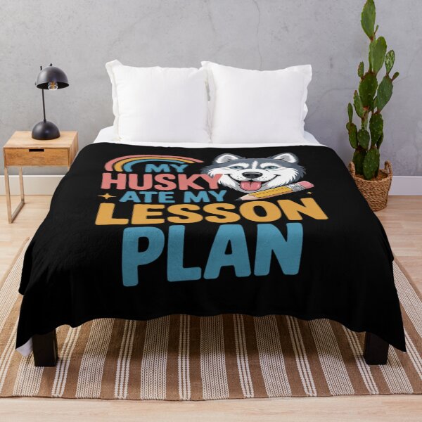 Item preview, My Husky Ate My Lesson Plan Funny Teacher Dog Back To School designed and sold by HardcoreTour.