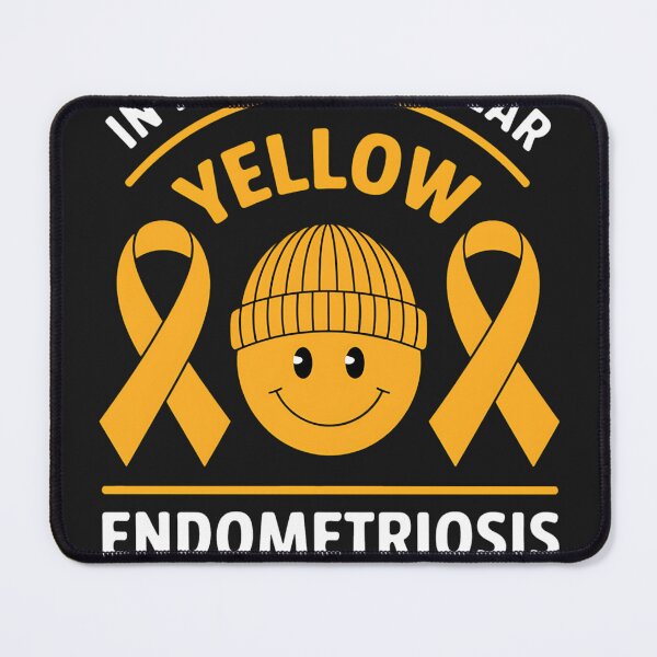 Item preview, In March We Wear Yellow Endometriosis Awareness designed and sold by AvagondaMind.