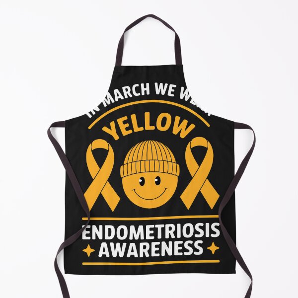Item preview, In March We Wear Yellow Endometriosis Awareness designed and sold by AvagondaMind.