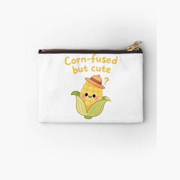 Item preview, Cornfused But Cute – Adorable Corn Confusion Sticker designed and sold by MissKoalaJY.