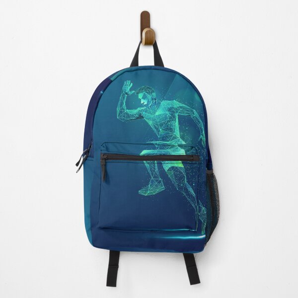 Item preview, sport science technology, polygon runner with futuristic element designed and sold by NiamLab.
