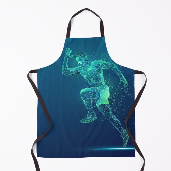 Item preview, sport science technology, polygon runner with futuristic element designed and sold by NiamLab.