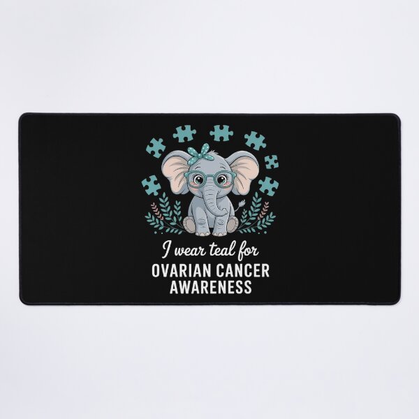 Item preview, Elephant Cute Ovarian Cancer Awareness designed and sold by cosmicncozyS.