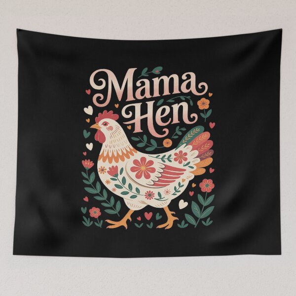 Item preview, Womens Cute Mama Hen with Floral Pattern  designed and sold by MyzoToyota.