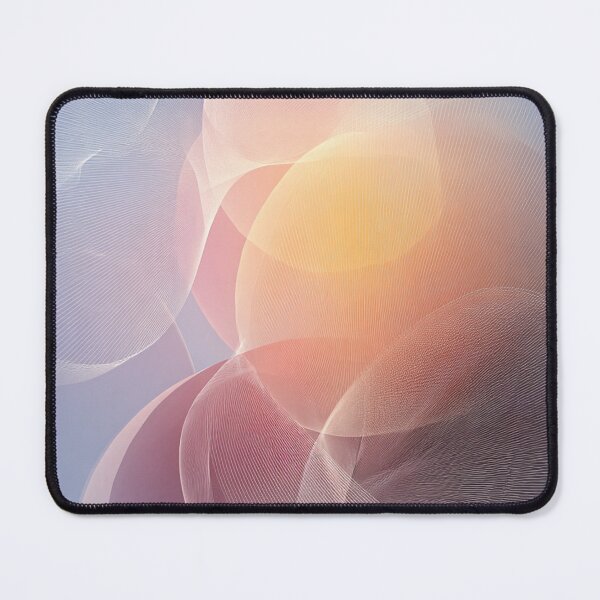 Item preview, Halo Geometry Field – Ethereal Pastel Minimalist Abstract Wall Art designed and sold by LunaPoster.