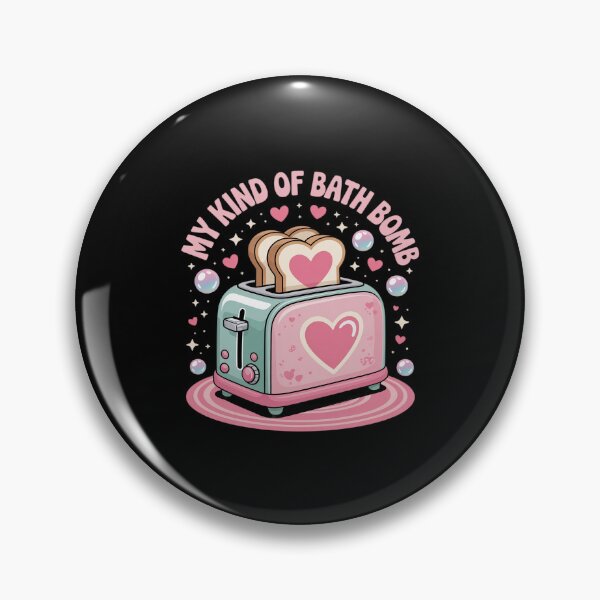 Item preview, My Kind of Bath Bomb Toaster Nu Goth Dark Humor Sarcastic designed and sold by HardcoreTour.