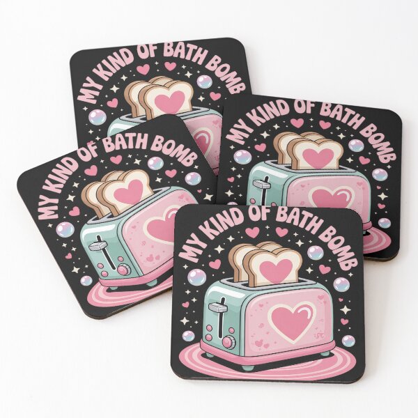 Item preview, My Kind of Bath Bomb Toaster Nu Goth Dark Humor Sarcastic designed and sold by HardcoreTour.