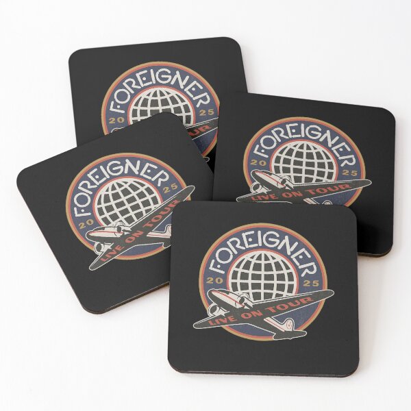 Item preview, Foreigner – 2025 Live on Tour Globe & Airplane Badge designed and sold by ketttitisandnon.
