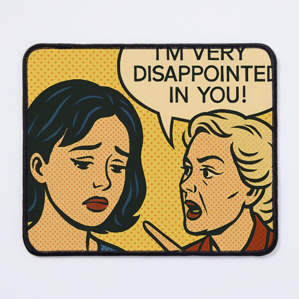 Item preview, Pop Art Retro Comic Style Emotional Expression Prints designed and sold by PinUpPizzazz.