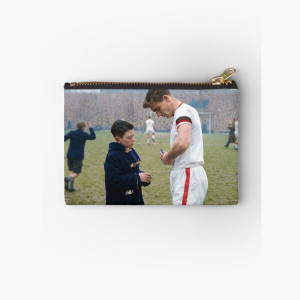 Item preview, Duncan Edwards with a young fan on the pitch designed and sold by AndythephotoDr.