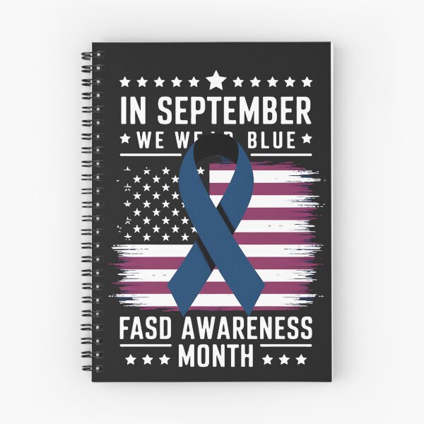 Item preview, In September We Wear Blue for FASD Awareness Month designed and sold by AvagondaMind.