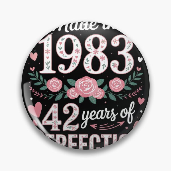 Item preview, 42 Year Old Made In 1983 Floral 42th Birthday Women  designed and sold by MyzoToyota.