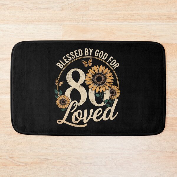 Item preview, 80 Years Loved Blessed Women 80 Years Old Floral Birthday  designed and sold by MyzoToyota.