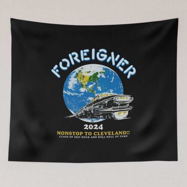 Item preview, Foreigner – 2024 Nonstop to Cleveland (Rock Hall Class of 2024) designed and sold by ketttitisandnon.