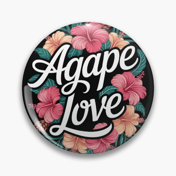 Item preview, Agape Love Watercolor Floral Flower Inspirational Christian  designed and sold by MyzoToyota.