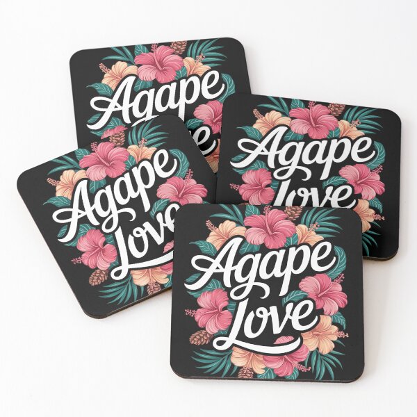 Item preview, Agape Love Watercolor Floral Flower Inspirational Christian  designed and sold by MyzoToyota.