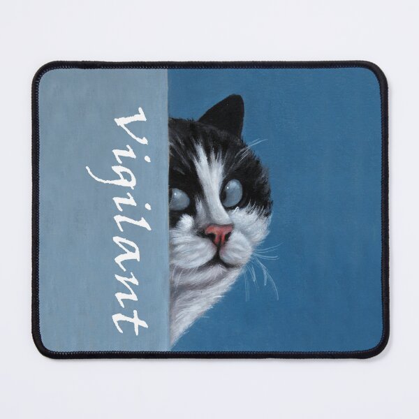 Item preview, A Vigilant Cow cat. designed and sold by EmilyDouArt.