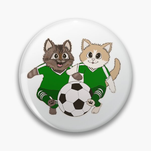 Item preview, Soccer cats designed and sold by Laura Burger.