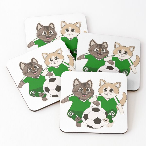 Item preview, Soccer cats designed and sold by Laura Burger.