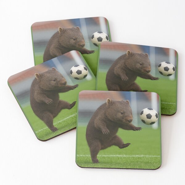Item preview, Wombat Takes the Soccer Pitch designed and sold by Tridentulus.
