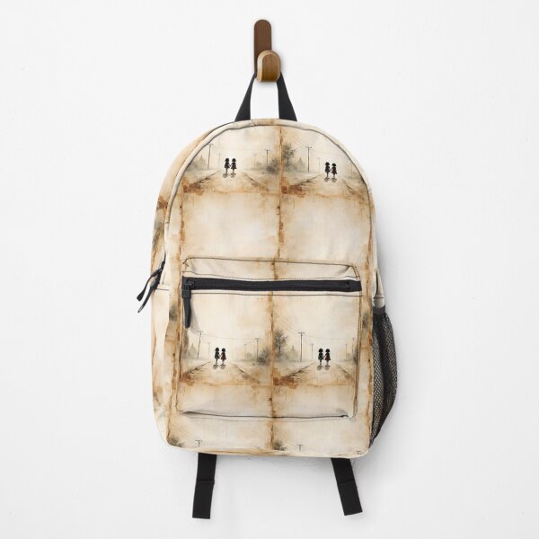 Item preview, Water Color of 2 Kids in a Lonely Old Town designed and sold by Huskyyy Designs.