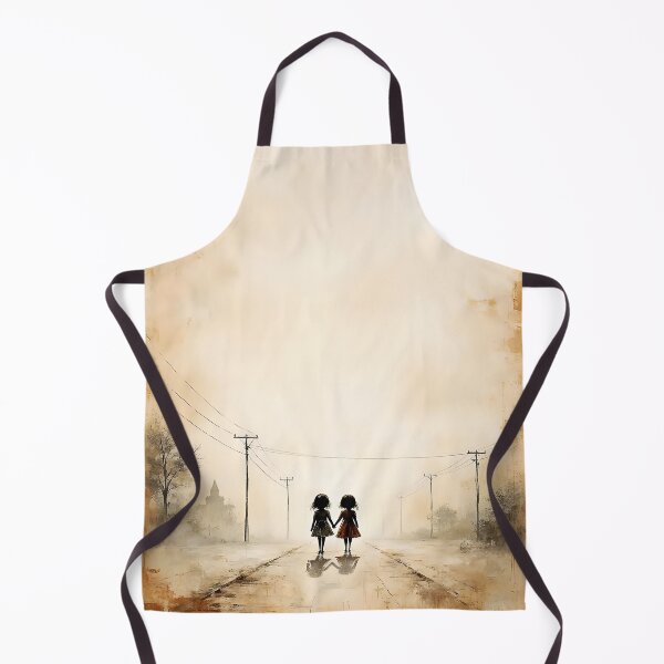 Item preview, Water Color of 2 Kids in a Lonely Old Town designed and sold by Huskyyy Designs.