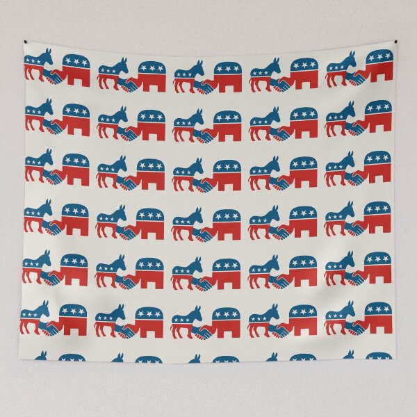 Item preview, Unity of Red & Blue – Political Peace Design designed and sold by NomadUSArt.