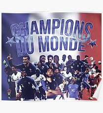 Champions du monde - france worldcup champion Poster