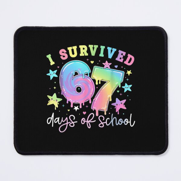 Item preview, 67 Days Funny I Survived Meme 67 Student School Classic Teacher of designed and sold by SteveSaccoro.