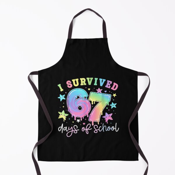 Item preview, 67 Days Funny I Survived Meme 67 Student School Classic Teacher of designed and sold by SteveSaccoro.