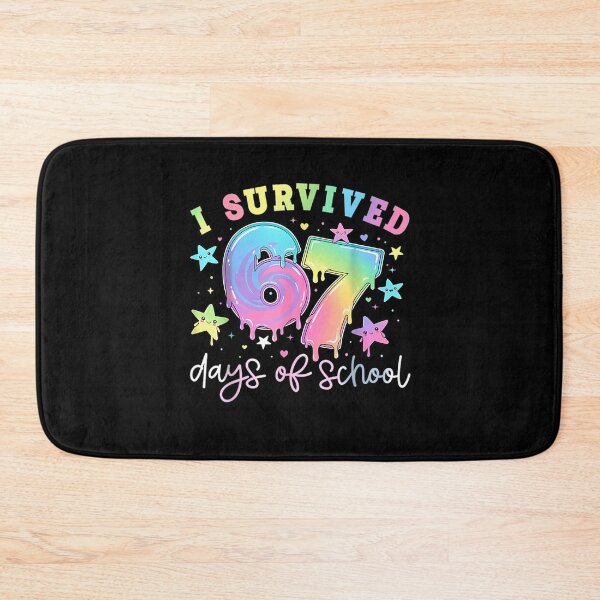 Item preview, 67 Days Funny I Survived Meme 67 Student School Classic Teacher of designed and sold by SteveSaccoro.
