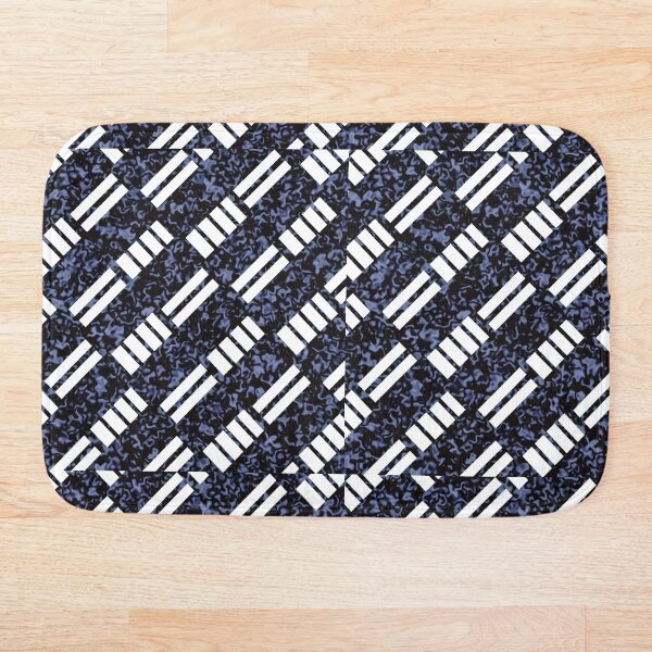 Item preview, Diagonal White Line Geometry on Deep Blue Texture designed and sold by applecs.