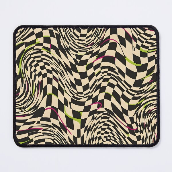 Item preview, Warped Checkered Waves designed and sold by Kaleidoscope Print.