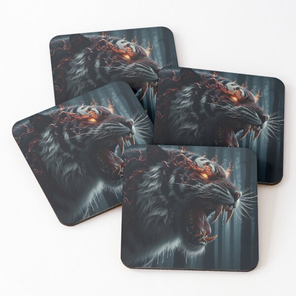 Item preview, Wild Fire Tiger designed and sold by GalleryBrisArt.